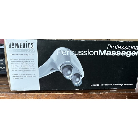 Homedics PA-100 Therapist Select Professional Percussion Dual Head Massager NEW - Picture 4 of 6